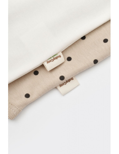 UP-BC-CSY5758-0,Set 2 body-uri bebe unisex Girafa, Baby Cosy, 100% bumbac organic