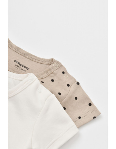 UP-BC-CSY5758-0,Set 2 body-uri bebe unisex Girafa, Baby Cosy, 100% bumbac organic