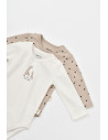 UP-BC-CSY5788-0,Set 2 body-uri cu maneca lunga bebe unisex Girafa, Baby Cosy, 100% bumbac organic
