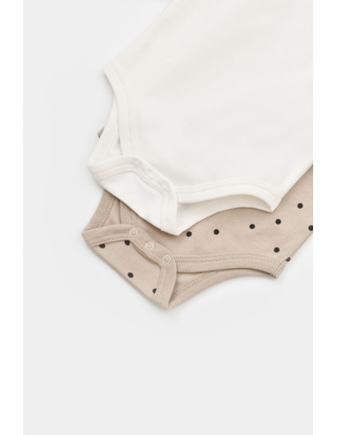 UP-BC-CSY5788-0,Set 2 body-uri cu maneca lunga bebe unisex Girafa, Baby Cosy, 100% bumbac organic