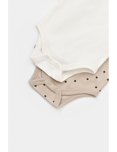 UP-BC-CSY5788-0,Set 2 body-uri cu maneca lunga bebe unisex Girafa, Baby Cosy, 100% bumbac organic