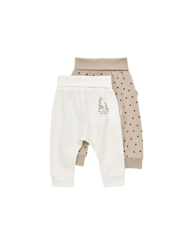 UP-BC-CSY5628-6,Set 2 pantaloni bebe unisex Girafa, Baby Cosy, 100% bumbac organic