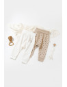 UP-BC-CSY5628-6,Set 2 pantaloni bebe unisex Girafa, Baby Cosy, 100% bumbac organic