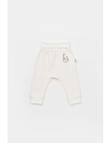 UP-BC-CSY5628-6,Set 2 pantaloni bebe unisex Girafa, Baby Cosy, 100% bumbac organic