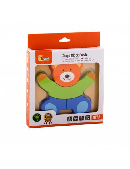 Puzzle din lemn - ursulet,50169 Puzzle din lemn - ursulet,50169