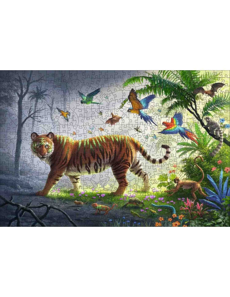 RVSPA17514,Puzzle Lemn Tigru, 500 Piese