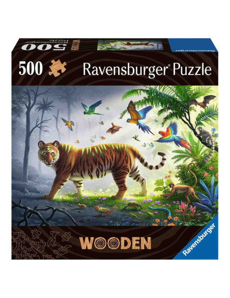 RVSPA17514,Puzzle Lemn Tigru, 500 Piese