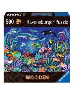 RVSPA17515,Puzzle Lemn Lumea Subacvatica, 500 piese 2