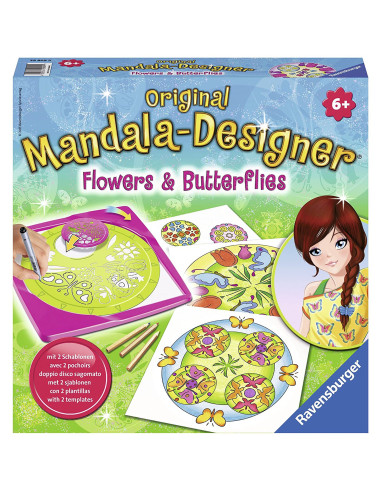 RVSAC29809,Ravensburger - Set De Creatie Mandala Flori Si Fluturi