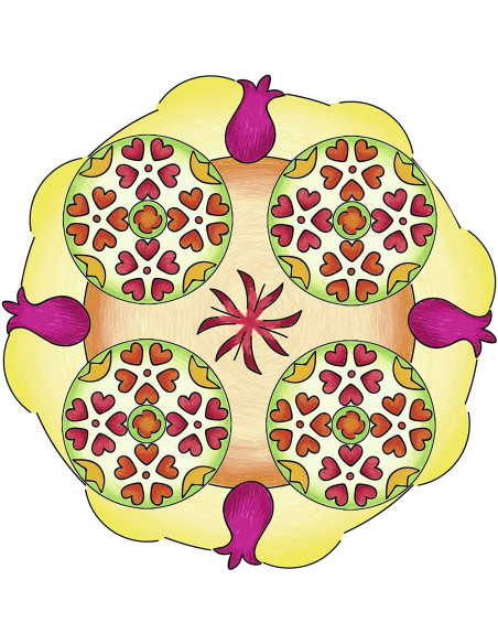 RVSAC29809,Ravensburger - Set De Creatie Mandala Flori Si Fluturi