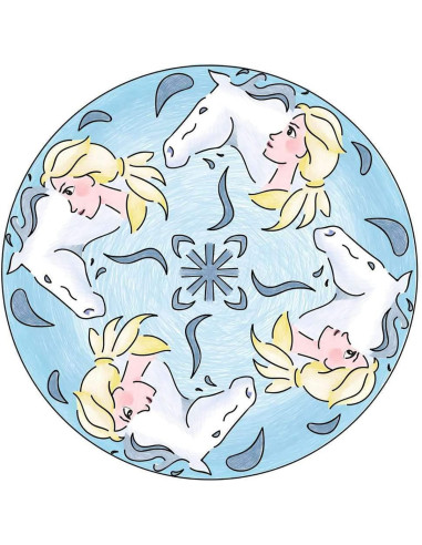 RVSAC29026,Ravensburger - Set De Creatie Midi Mandala Frozen II
