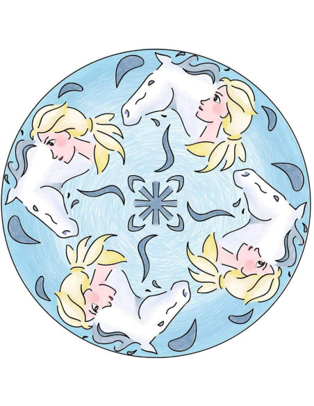 RVSAC29026,Ravensburger - Set De Creatie Midi Mandala Frozen II