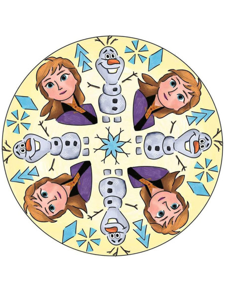 RVSAC29026,Ravensburger - Set De Creatie Midi Mandala Frozen II