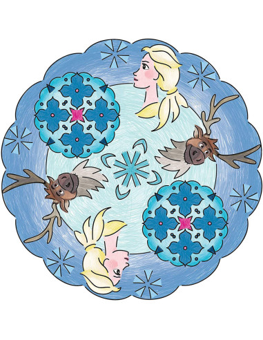 RVSAC29026,Ravensburger - Set De Creatie Midi Mandala Frozen II