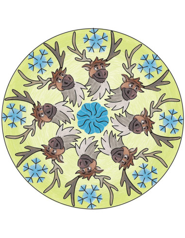 RVSAC29026,Ravensburger - Set De Creatie Midi Mandala Frozen II