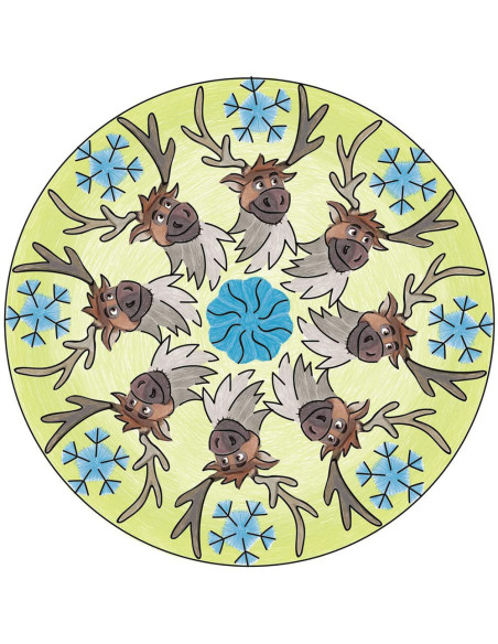 RVSAC29026,Ravensburger - Set De Creatie Midi Mandala Frozen II