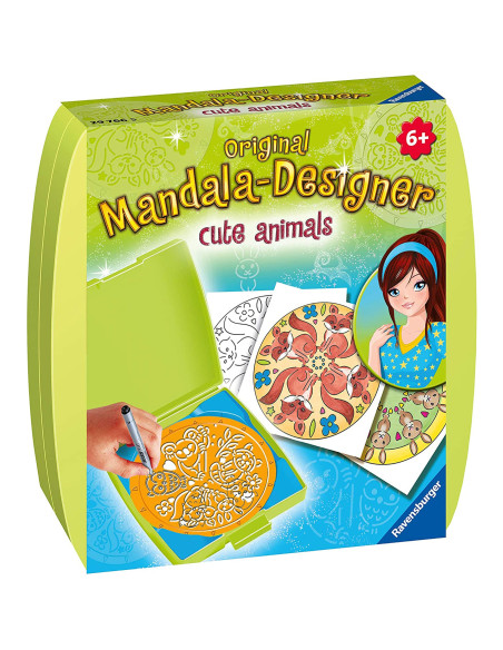 RVSAC29766,Ravensburger - Set De Creatie Mini Mandala Cu Animale