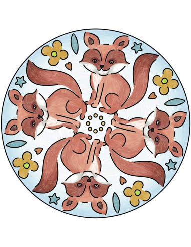 RVSAC29766,Ravensburger - Set De Creatie Mini Mandala Cu Animale