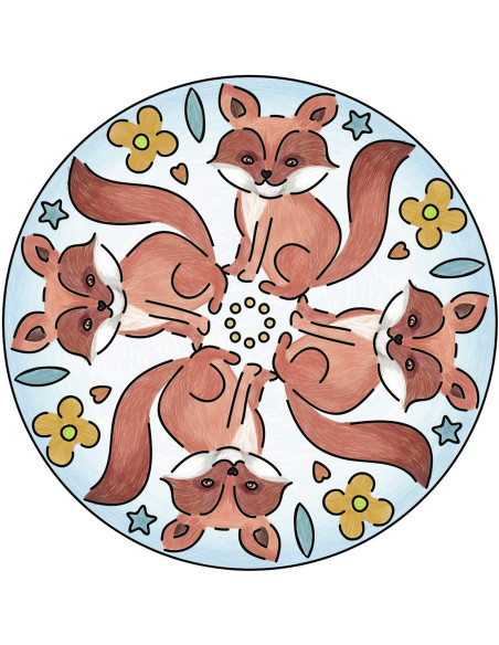 RVSAC29766,Ravensburger - Set De Creatie Mini Mandala Cu Animale