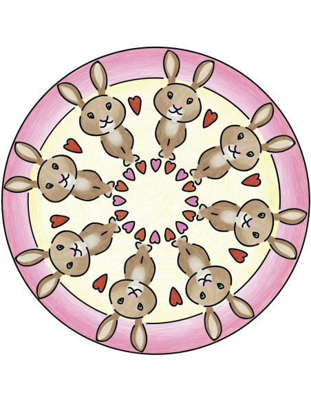 RVSAC29766,Ravensburger - Set De Creatie Mini Mandala Cu Animale