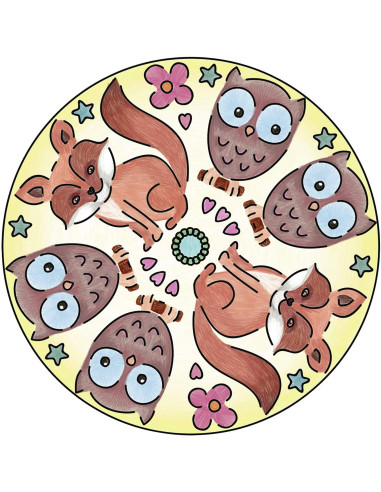 RVSAC29766,Ravensburger - Set De Creatie Mini Mandala Cu Animale