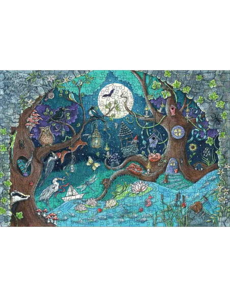 RVSPA17516,Puzzle Lemn Padure, 500 Piese