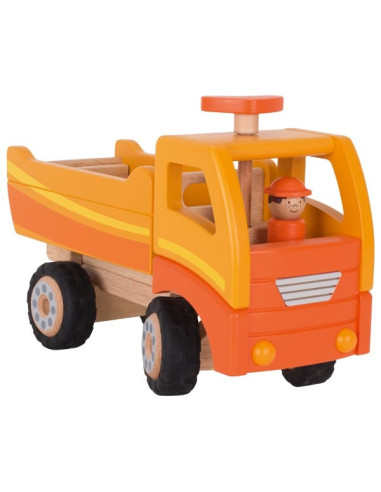 GOKI55940,Basculanta cu sofer - Vehicul de constructie, lemn