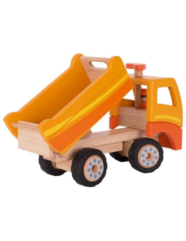 GOKI55940,Basculanta cu sofer - Vehicul de constructie, lemn