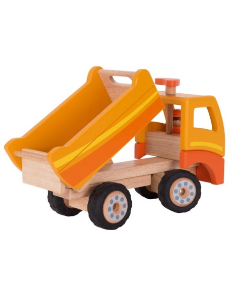 GOKI55940,Basculanta cu sofer - Vehicul de constructie, lemn