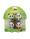 KLR700304,Familia de ursuleti Panda - Set figurine joc de rol