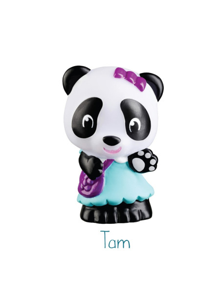 KLR700304,Familia de ursuleti Panda - Set figurine joc de rol