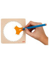 GOKI58440,Instrument educativ pentru desenat - Spirograf