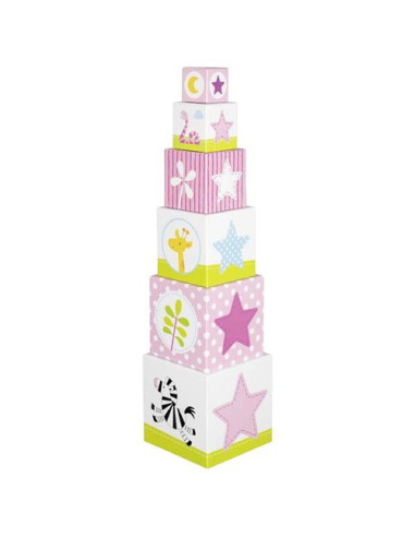 GOKI58481,Cuburi piramida animale din Africa, pastel