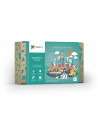 CONX92,Magnetic Tiles Set magnetic, 92 piese, circuit cu bile - Marble run