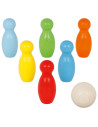 GOKI56817,Mini-joc de popice cu piese din lemn