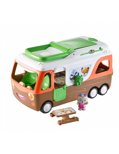 KLR700213,Casuta pe roti - Masina de jucarie pentru camping Klorofil