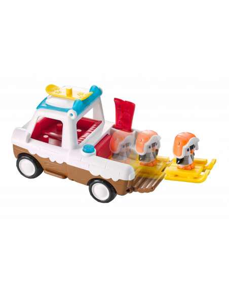 KLR700216,Set Masina Pick-up de Jucarie cu Zapada din universul Klorofil