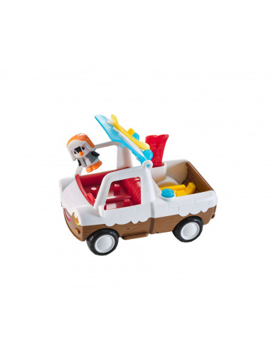 KLR700216,Set Masina Pick-up de Jucarie cu Zapada din universul Klorofil