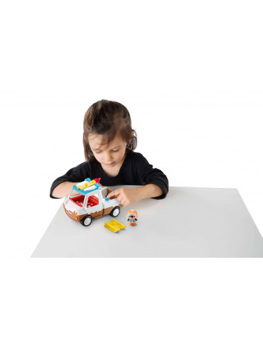 KLR700216,Set Masina Pick-up de Jucarie cu Zapada din universul Klorofil