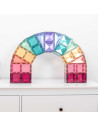 CONX120,Magnetic Tiles Set constructie magnetic, 120 piese Pastel, creativitate