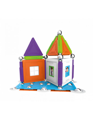 SPM0630,Set de constructie magnetic Supermag Casuta mea, 83 piese