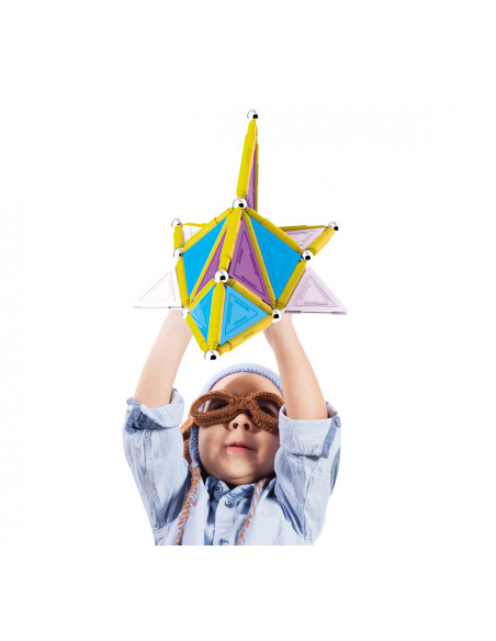 SPM0169,Set de constructie magnetic de baza Supermag Tags, 28 piese