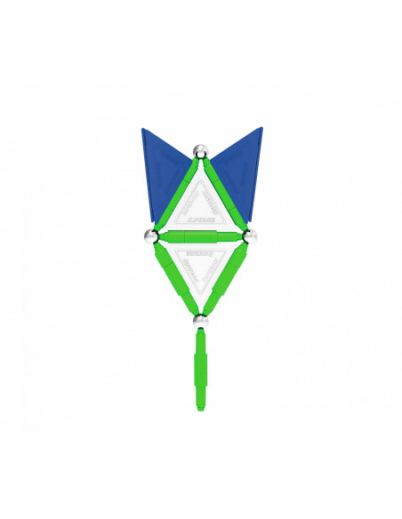 SPM0169,Set de constructie magnetic de baza Supermag Tags, 28 piese