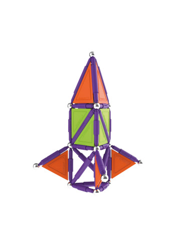 SPM0157,Set de constructie magnetic Supermag Trendy, 116 piese