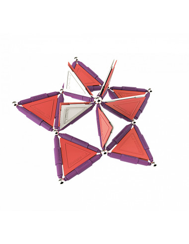 SPM0157,Set de constructie magnetic Supermag Trendy, 116 piese