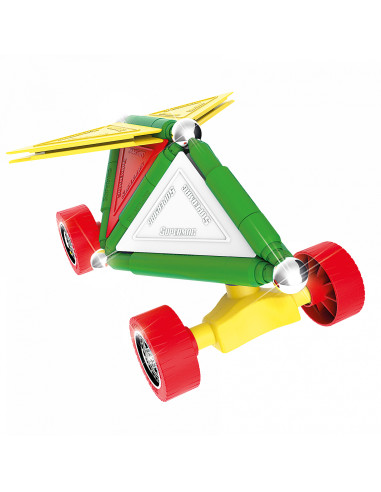 SPM0181,Set de constructie masini cu piese magnetice Supermag, 50 piese
