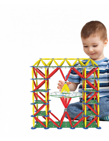SPM0401,Set de constructie magnetic Supermag Classic, 72 piese