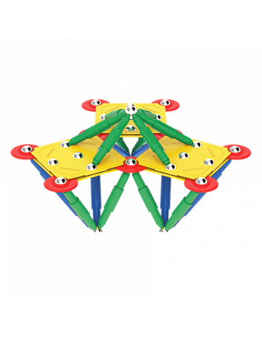 SPM0401,Set de constructie magnetic Supermag Classic, 72 piese