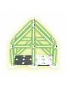 SPM0409,Set de constructie magnetic Supermag Glow, 72 piese