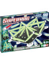 SPM0410,Set de constructie magnetic Supermag Glow, 98 piese